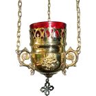 Lamp of the Blessed Sacrament to hang gold