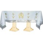 Communion table cloths with Marian monogram