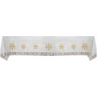 Communion table cloth with Jerusalem Crosses