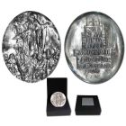 Silver medallion souvenir of the Holy Year