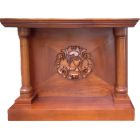 wooden altar table
