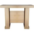 Imitation wood melamine altar table