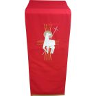 Polyester lectern cloth in the four liturgical colors red