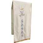 Marian Lectern Cloths | Monogram and Flowers embroidery