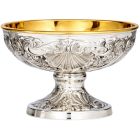 Sterling Silver Paten with Embossed Shell