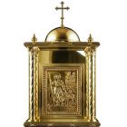 Tabernacle with shepherd and lambs