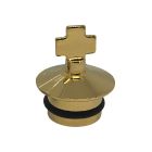 Cross plug for Mass winemakers golden color color