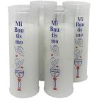 Baptismal candle decorated sticker | Candle for Christening