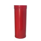 6D wax candles | Box of 36 u. red