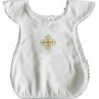 Christening dress for babies with embroidery