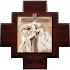 Via Crucis with marble stations with Cross