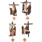 Via Crucis with stations of 30 cm. Of medium height