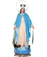 Virgin Mary of the Miraculous Medal statue