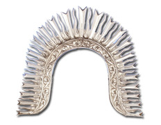 Add to Cart Silver halo with embossed ornate headband Silver halo with embossed ornate headband