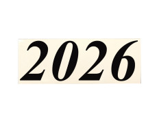 Adhesive sticker for Paschal Candle | Year 2026