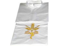 Add to Cart White alb with ears of wheat and embroidered grapes White alb with ears of wheat and embroidered grapes