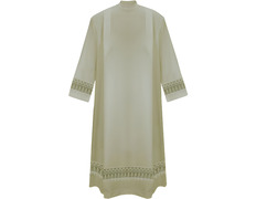 Add to Cart Alb with pleats and guipure lace beige Alb with pleats and guipure lace beige