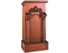 Add to Cart Carved cedar wood ambo Carved cedar wood ambo