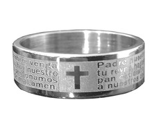 Add to Cart Steel Our Father Ring Steel Our Father Ring