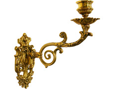 Wall light made of bronze