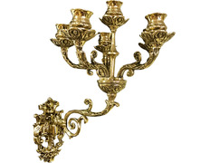 Wall light for six candles