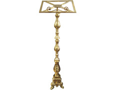 Gilt bronze altar lectern