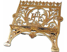 Add to Cart Gothic table lectern with JHS in relief Gothic table lectern with JHS in relief