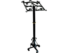 Wrought Iron Lectern | black and gold color