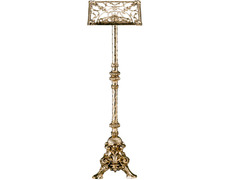 Lectern of adjustable foot of bronze
