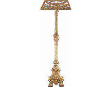 Standing lectern with three support base