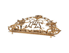 Altar lectern with JHS