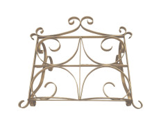 Church lectern made of wrought iron | Golden color