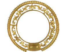Add to Cart Metal halo with embossed decoration Metal halo with embossed decoration