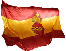 Add to Cart Flag of Spain with the Sacred Heart Flag of Spain with the Sacred Heart