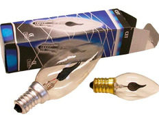 Imitation wax candle bulb with oscillating light