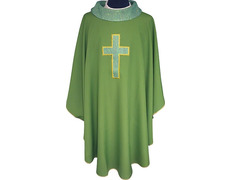 Add to Cart Chasuble four colors | Green Latin Cross embroidery Chasuble four colors | Green Latin Cross embroidery