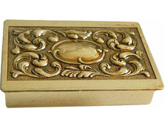 Key box made of bronze with JHS