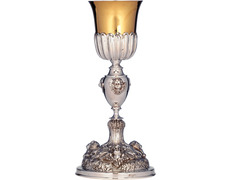 Add to Cart Silver chalice with faces of Angels in knot Silver chalice with faces of Angels in knot