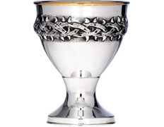 Add to Cart Silver chalice with embossed crown of thorns Silver chalice with embossed crown of thorns