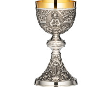 Silver Chalice of the Sacred Heart of Mary