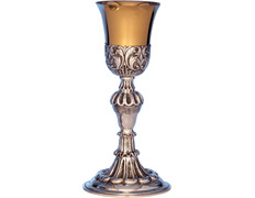 Add to Cart Silver goblet with wavy embossed moldings Silver goblet with wavy embossed moldings