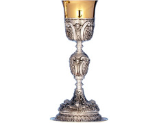 Add to Cart Silver chalice with gold plated cup Silver chalice with gold plated cup