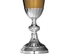 Add to Cart Chalice of sterling silver with circular base Chalice of sterling silver with circular base