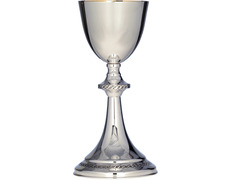 Add to Cart Smooth silver chalice with sober chiselling Smooth silver chalice with sober chiselling