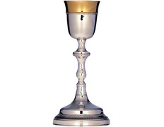 Add to Cart Plain silver chalice with gold top Plain silver chalice with gold top