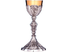 Add to Cart Gothic silver chalice with embossed grapes Gothic silver chalice with embossed grapes