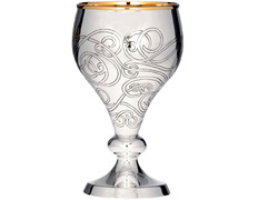 Add to Cart Smooth silver goblet with chiseled details Smooth silver goblet with chiseled details