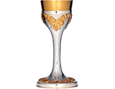 Add to Cart Plain silver goblet with golden bunches of grapes Plain silver goblet with golden bunches of grapes