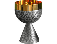 Add to Cart Chalice in chiselled metal with gold plating Chalice in chiselled metal with gold plating