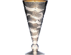 Add to Cart Modern silver goblet with circular base Modern silver goblet with circular base